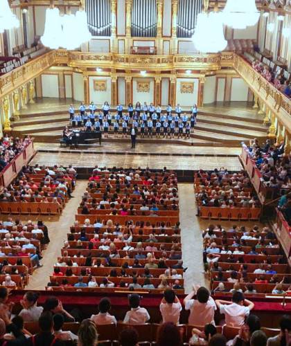 corul de copii unison turneu 2025 viena